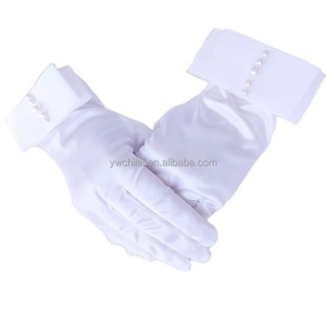 Longueur du poignet des femmes mariée avec des perles <span class=keywords><strong>pour</strong></span> les <span class=keywords><strong>gants</strong></span> <span class=keywords><strong>de</strong></span> doigt <span class=keywords><strong>de</strong></span> robe <span class=keywords><strong>de</strong></span> mariée - Product Image 4