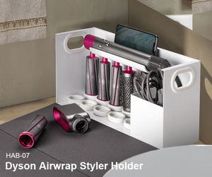Soporte para Estilizador <span class=keywords><strong>Airwrap</strong></span> HAB-07, Organizador de Herramientas para el Cabello, Estante de Almacenamiento Magnético Grande, Soporte para Secador de Pelo de Baño o Salón, <span class=keywords><strong>Caja</strong></span> Organizadora de Escritorio - Product Image 2