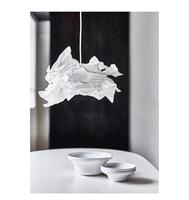 Lampe suspendue en papier nuage, style nordique minimaliste, artistique, moderne, blanche, élégante, à faire soi-même, pour la décoration