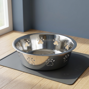 Bols pour chiens en acier inoxydable écologiques Miinox, embossés - Product Image 3