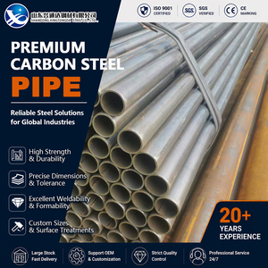 ท่อเหล็กคาร์บอน API 5L Gr.B A283 Gr.C รีดร้อน ขนาด 219.1 มม. Sch10 EN 10216-1 สำหรับการผลิตหม้อไอน้ำ - Product Image 1