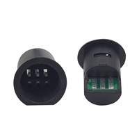 Interrupteur tactile de contrôle centralisé U12 12V 24V pour armoire, placard, penderie, avec variateur de luminosité et fonction de gradation