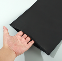 Sacs à fermeture éclair auto-adhésifs noirs mats non transparents, anti-lumière, anti-poussière, pour l'emballage et le stockage