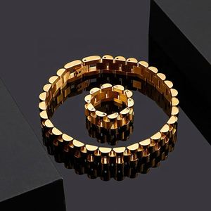Bracelets pour hommes en acier inoxydable, politique de prix progressifs, grossistes, production sur mesure, cadeau de vacances pour femmes, placage sous vide - Product Image 1