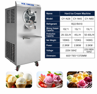 Machine à glaces et gelato professionnelle pour comptoir, idéale pour les cafés et les snack-bars