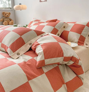 <span class=keywords><strong>Housse</strong></span> <span class=keywords><strong>de</strong></span> <span class=keywords><strong>couette</strong></span> en polyester et coton, <span class=keywords><strong>motif</strong></span> feuilles, anti-bactérienne, double épaisseur, tailles King/Queen/Twin, avec taies d'oreiller – Grande Vente - Product Image 5