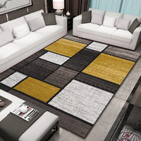 Tapis géométrique moderne, accessoire à la mode, design populaire