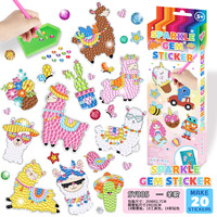 Kit de Peinture Diamant 5D Écologique Lumineux pour Enfants, Modèle STAR T5, Autocollants Animaux Mignons Imprimés Dessins Animés