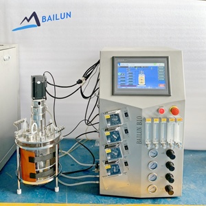 ถังปฏิกรณ์ชีวภาพแบบผนังสองชั้นสำหรับเลี้ยงแมลง ขนาด 2 ลิตร 5 ลิตร ทำจากแก้ว พร้อมกวนในตัว สำหรับเพาะเลี้ยงแบคคูลอไวรัสแมลง พร้อมราคา - Product Image 1