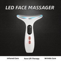 Thérapie LED Masseur facial du cou Anti-âge Rides Peau Machine de levage du visage Dispositif de relaxation des épaules et du cou
