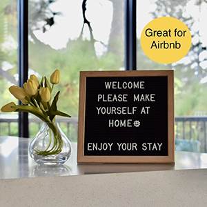 Vendita all'ingrosso 10x10 "Message feltro lettera Board nome del prodotto e quadrato, forma rotonda scritta <span class=keywords><strong>in</strong></span> feltro - Product Image 4