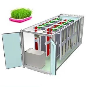 Hydro po nisches Gemüse Micro green Leafy Pflanzen futter Obst Smart Vertical Container Farm Sämling Blume Gewächshaus Pflanzen fabrik