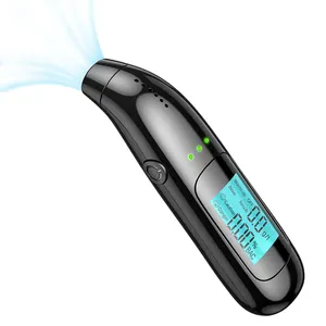 C06 Portátil Alcohol Tester com LED Digital Display Portátil Respiração Tester USB Recarregável Portátil Bafômetro