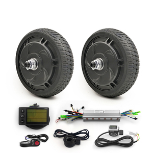 <span class=keywords><strong>Kit</strong></span> de <span class=keywords><strong>motor</strong></span> de cubo sin escobillas, carro de scooter eléctrico de Doble accionamiento de rueda de 6,5 pulgadas, 24V, 36V, 48V, 350W - Product Image 1
