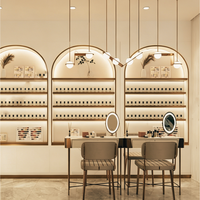 Service de design d'intérieur pour salons professionnels de manucure et de cils, plan de mise en espace pour boutique de beauté, studio de maquillage moderne, solution clé en main