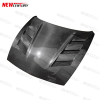 Convient au capot perforé en fibre de carbone modifié Nissan 370Z, couvercle de protection spécial compartiment moteur pour automobiles