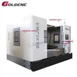 New product cnc big vertical machining centers vmc1270 high rigidity vertical machining center