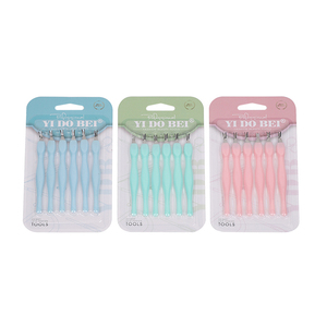 Set Professionale per la Rimozione delle Cuticole, Strumento per Unghie, Spingicuticole e Forchetta in Plastica, Set per la Cura delle Unghie - Product Image 2