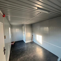 Maison préfabriquée en conteneurs d'acier, bâtiment modulaire pour maison, bar, salle de sport, sous-sol, escalier, dortoir, bureau de chantier
