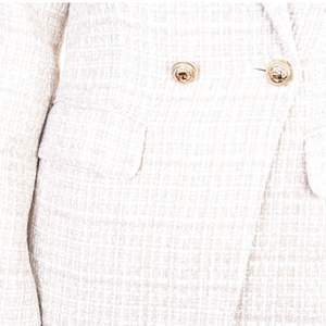 Fall Winter Custom Women Female Coat Formal Double Breasted Slim Fit Beige Office <strong>Ladies</strong> <strong>blazer</strong> - Product Image 5