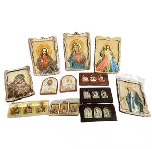 6*7.5 सेमी 9 पैटर्न रूढ़िवादी चर्च आइकन आइटम - Product Image 6