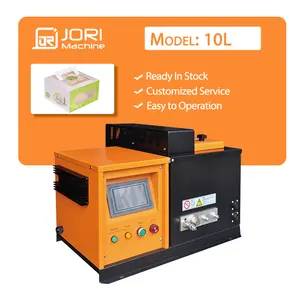 가죽 산업을위한 최고 품질 지능형 자동 10L 피스톤 펌프 자동 핫멜트 접착제 디스펜서 기계