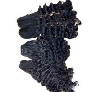 Double Drawn Natural Virgin Human Hair <b>Extensions</b> Curly Loose Deep Wavy Tape In Flat <b>Tip</b> Clip In - Product Image 3
