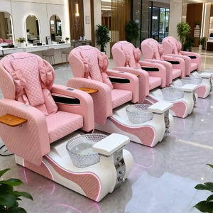 High-end Beauty Manicure Pedicure Foot Bath Massage Chair with Adjustable Seat Nail Salon Use Mechanical Hand Massage - Product Image 6