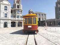 Tramvay Urbano Vintage para Transporte de Pasajeros y Turismo |   Tramvay de Estilo Antiguo para Atracciones Turísticas y Resorts