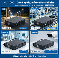 OKEY 1000W 12V 24V 48V 110V Fuente de Alimentación Conmutada de Salida Única Ajustable, Convertidor AC/DC, Transformador Industrial con Certificación CE