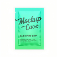 Sachet refermable découpé à la forme en aluminium Mylar haute barrière, anti-odeur, pour échantillons de crèmes cosmétiques et soins de la peau