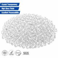 Granulés GPPS à haute transparence, résine de polystyrène à usage général pour le moulage par injection et l'extrusion