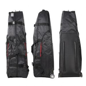 Sac de transport de clubs de golf personnalisé 2023 certifié BSCI, sac de voyage portable noir pour clubs de golf avec option grossiste - Product Image 5