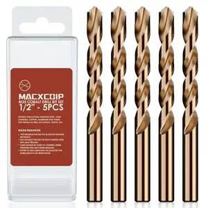 HSS M35 Twist Khoan <span class=keywords><strong>Bit</strong></span> của Kim Loại Jobber Chiều Dài Twist Khoan <span class=keywords><strong>Bit</strong></span> Set Cho Kim Loại Cứng, Thép Không Gỉ Cắt Lỗ Saw - Product Image 1