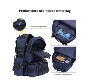 Tactical Backpack 60L Detachable Molle Daypack Waterproof Outdoor <b>Hiking</b> Hunting <b>Camping</b> 4 in 1 Bag For Men Large Capacity - Product Image 3
