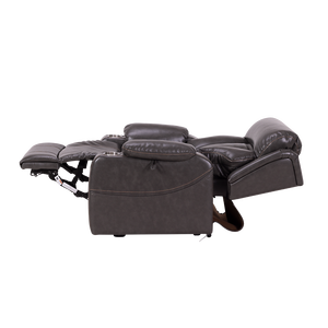 Fauteuil inclinable médical extensible en tissu, canapé électrique moderne pour salon, soins aux personnes âgées, avec télécommande - Product Image 2