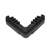 Connecteur d'angle droit étanche en plastique argenté 18,5A pour barre d'espacement, pour fenêtre et porte, OEM