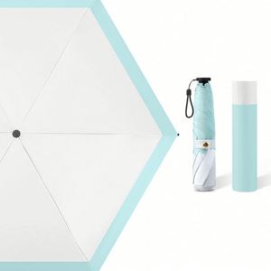 OEM New Design Pocket Promotional Capsule Parasol Portable UV Small Foldable Mini 5 Folding Custom Logo <b>Umbrella</b> - Product Image 2