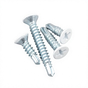 Tornillos Autorroscantes Phillips de Cabeza Plana Premium, Métricos, de Acero al Carbono, Zincados, con Rosca Gruesa - Product Image 3