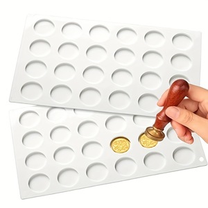 <b>Silicone</b> Round Cake Mold 24 Holes <b>Baking</b> Utensil Chocolate Resin Mold White Dishwasher Safe Oven Safe - Product Image 1
