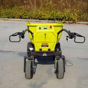 รถเข็นไฟฟ้าแบบมีมอเตอร์ รับน้ำหนักได้ 500 กก. ได้รับการรับรองมาตรฐาน CE ยี่ห้อ Rhinoceros รถบรรทุกไฟฟ้า 4 ล้อ รถดัมพ์ขนาดเล็กสำหรับงานก่อสร้าง - Product Image 3