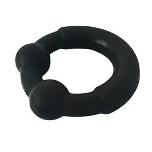 love metal balls inside with silicone coated cock ring sex toy for man Strong Cock Rings