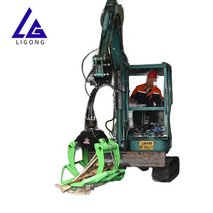 Zware bosklem met afneembare plaat en motor voor graafmachine 5-7 ton CE-gecertificeerd - Product Image 2