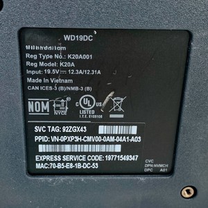 Base de Conexión <span class=keywords><strong>Dell</strong></span> Performance <span class=keywords><strong>Dock</strong></span> WD19DC K20A001 USB-C Dual USB-C 210W PD con Dos Pantallas 4K - Product Image 2