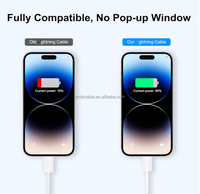 Kabel Pengisian Cepat USB 2.4A 1M 2M 3M 3 Pack 5 Pack, Kabel Data Pengisian Daya Android untuk iPhone 5 6 7 8