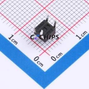 TC110916045 Tactile Switch Through hole Component (THT)-4P,4.5x4.5mm Switch Single Pole Single Throw Round Button 1.6N 4.5mm - Product Image 2