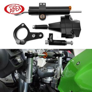 Kit d'amortisseurs de direction de moto, CNC en aluminium, réglable, universel, stabilisateur avec support, pour <span class=keywords><strong>KAWASAKI</strong></span> z300, <span class=keywords><strong>Z800</strong></span>, Z900 et Z100, nouveau, 2020 - Product Image 6
