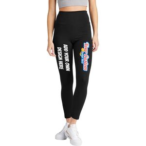 2025 Pantalones de mallas con foto Dt5710 impresos personalizados para mujer Agregue sus textos de logotipo - Product Image 6