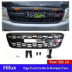 กระจังหน้าแบบมีไฟ LED สำหรับรถยนต์โตโยต้า ไฮลักซ์ วีโก้ <span class=keywords><strong>ปี</strong></span> 2005-2014 |   อะไหล่ตกแต่งภายนอกรถยนต์ - Product Image 6