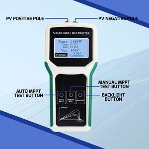 GAIN EXPRESS EMF-509 มัลติมิเตอร์ดิจิตอลคุณภาพสูงสำหรับแผงโซลาร์เซลล์ ตรวจจับ MMPT อัตโนมัติและแบบแมนนวล ช่วงการวัด 5-1800W รองรับแรงดันไฟฟ้า 24V 48V 120V - Product Image 4